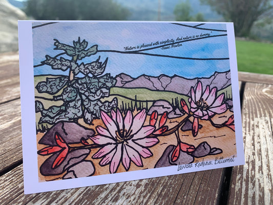 Bitterroot Greeting Card