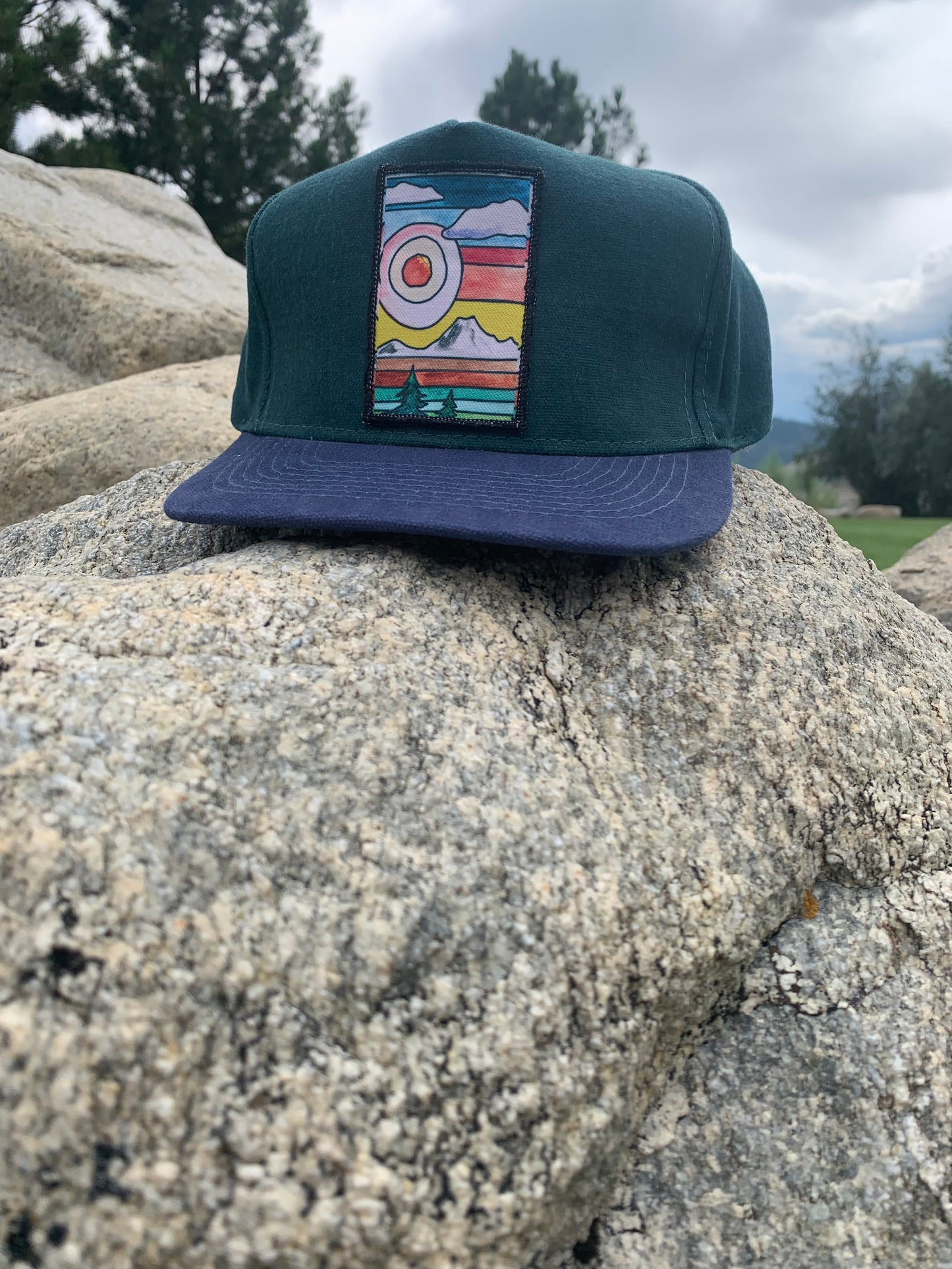 Cali Mts. Art Patch Hat
